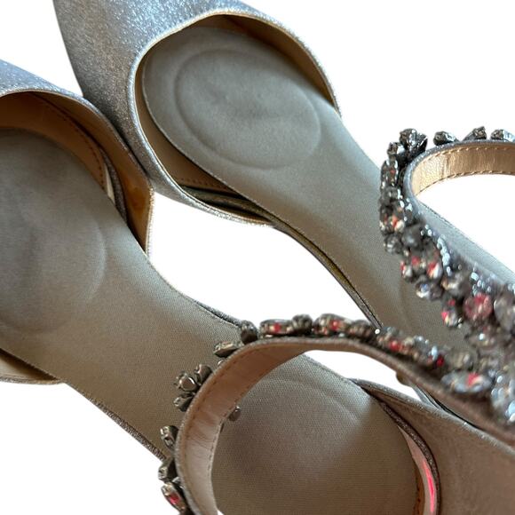 Jewel Badgley MIschka Sparkly Bedazzled Heels - Picture 6 of 9